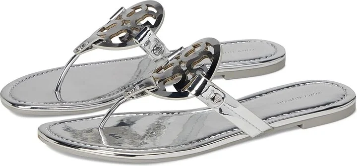 Tory Burch Miller Women's Shoes Argento : 10.5 M, Leather