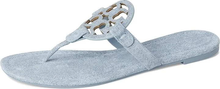 Tory Burch Miller Women's Shoes Blue Cloud : 5 M, Leather - Image 5