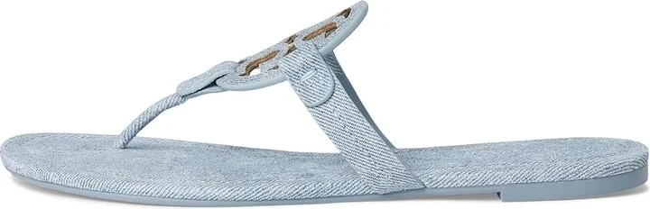 Tory Burch Miller Women's Shoes Blue Cloud : 5 M, Leather - Image 6