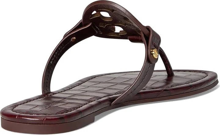 Tory Burch Miller Women's Shoes Deep Burgundy : 8 M, Leather - Image 4