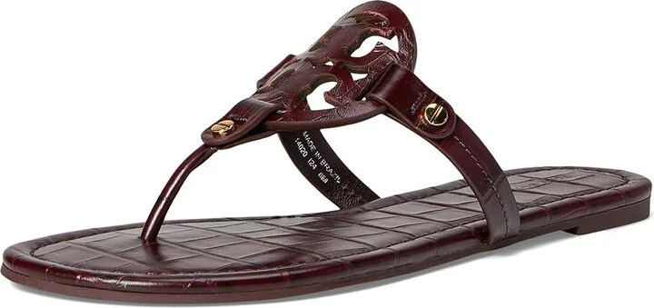 Tory Burch Miller Women's Shoes Deep Burgundy : 8 M, Leather - Image 5