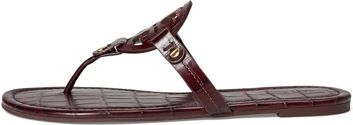 Tory Burch Miller Women's Shoes Deep Burgundy : 8 M, Leather - Image 6