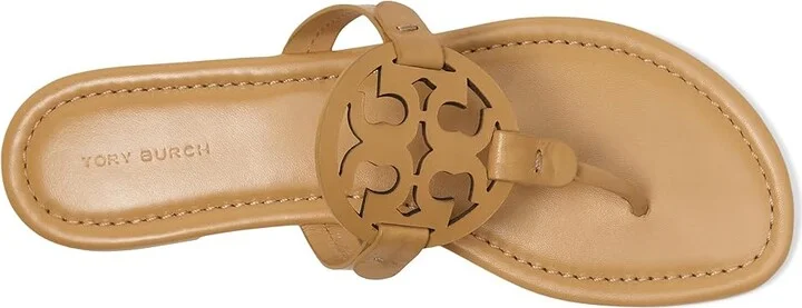Tory Burch Miller Women's Shoes Honeycomb Tan : 5.5 M, Leather - Image 2