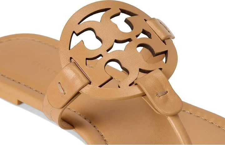 Tory Burch Miller Women's Shoes Honeycomb Tan : 5.5 M, Leather - Image 7