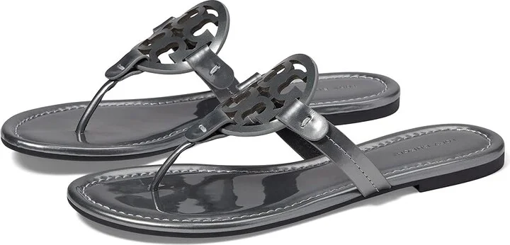 Tory Burch Miller Women's Shoes Silver : 5 M, Leather