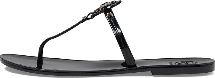 Tory Burch Mini Miller Jelly Thong Sandal Women's Sandals Black 1 : 5 M, Synthetic - Image 7