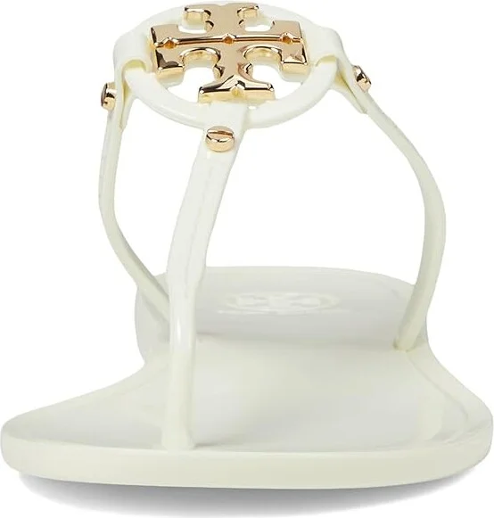 Tory Burch Mini Miller Jelly Thong Sandal Women's Sandals Ivory : 7 M, Synthetic - Image 3