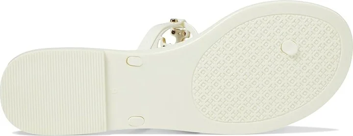 Tory Burch Mini Miller Jelly Thong Sandal Women's Sandals Ivory : 7 M, Synthetic - Image 4