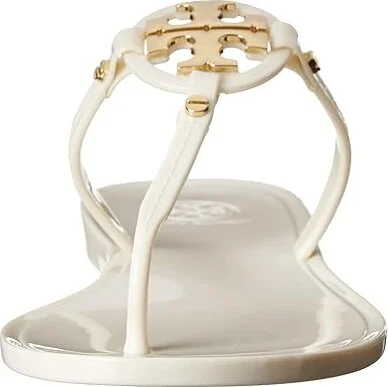 Tory Burch Mini Miller Jelly Thong Sandal Women's Sandals Ivory : 7 M, Synthetic - Image 6