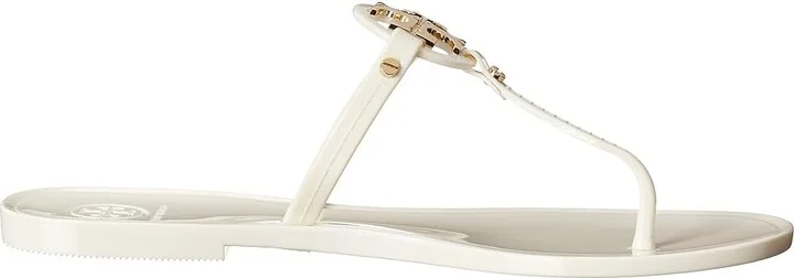Tory Burch Mini Miller Jelly Thong Sandal Women's Sandals Ivory : 7 M, Synthetic - Image 8