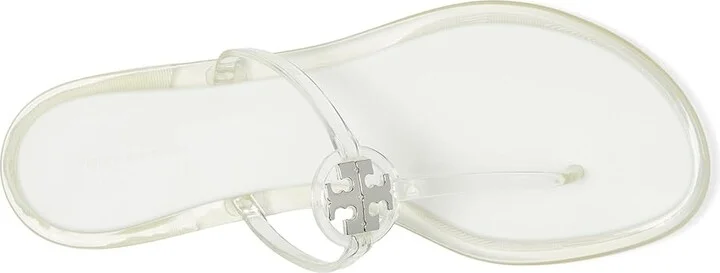 Tory Burch Mini Miller Jelly Women's Sandals Clear/Silver : 9 M, Synthetic - Image 2