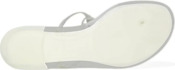 Tory Burch Mini Miller Jelly Women's Sandals Clear/Silver : 9 M, Synthetic - Image 3