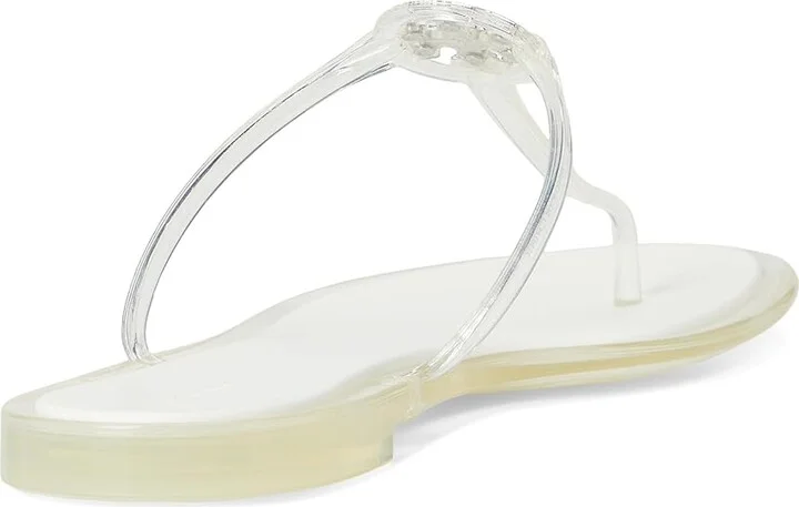Tory Burch Mini Miller Jelly Women's Sandals Clear/Silver : 9 M, Synthetic - Image 4