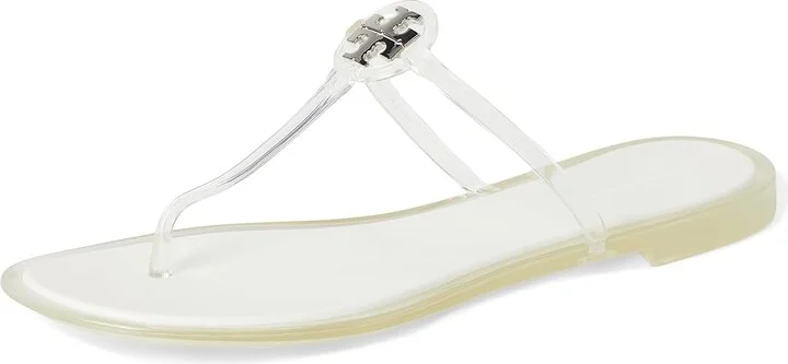 Tory Burch Mini Miller Jelly Women's Sandals Clear/Silver : 9 M, Synthetic - Image 5