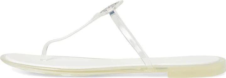 Tory Burch Mini Miller Jelly Women's Sandals Clear/Silver : 9 M, Synthetic - Image 6