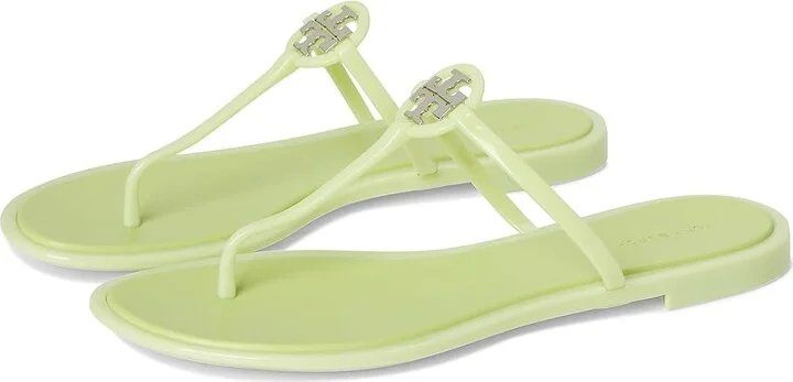 Tory Burch Mini Miller Jelly Women's Sandals Garden Mint/Silver : 8 M, Synthetic