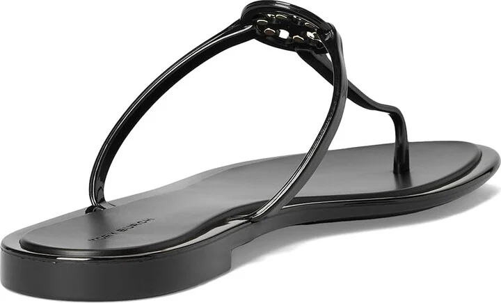 Tory Burch Mini Miller Jelly Women's Sandals Perfect Black/Gold : 8 M, Synthetic - Image 4