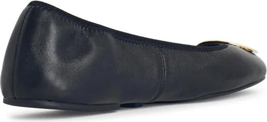 Tory Burch 'Minnie' Black Leather Ballet Flats - Image 3