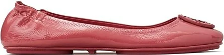 Tory Burch Minnie Travel Ballet w/ Leather Logo Women's Shoes Washed Berry : 8.5 M - Image 4