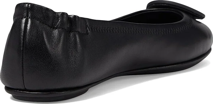 Tory Burch Minnie Travel Ballet w/ Logo Women's Shoes Perfect Black : 5 M, Leather - Image 5