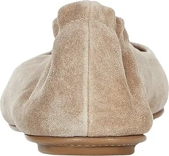 Tory Burch Minnie Travel Ballet With Leather Logo Women's Shoes Rocky Pebble/Rocky Pebble : 10.5 M - Image 4