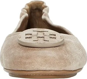 Tory Burch Minnie Travel Ballet With Leather Logo Women's Shoes Rocky Pebble/Rocky Pebble : 10.5 M - Image 5