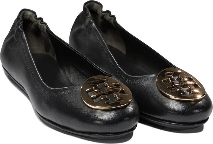 Tory Burch Minnie Travel Ballet With Metal Logo - Image 2