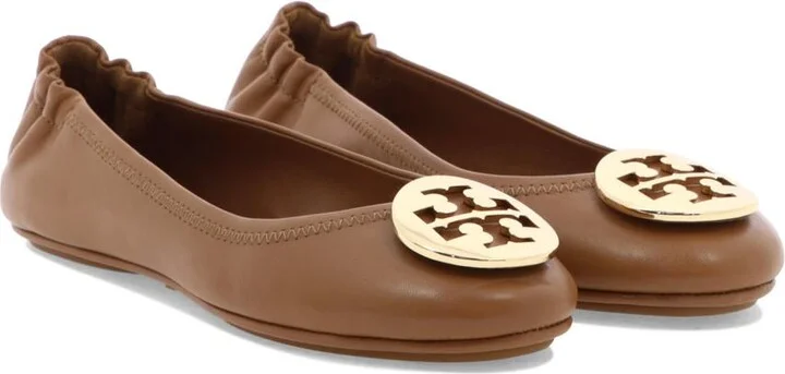 Tory Burch Minnie Travel Ballet With Metal Logo - Image 2