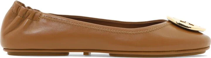 Tory Burch Minnie Travel Ballet With Metal Logo