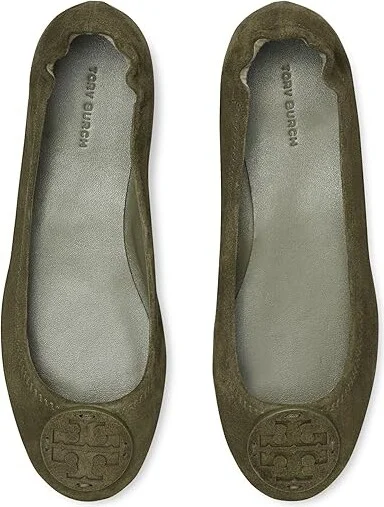 Tory Burch Minnie Travel Ballet With Suede Logo Women's Flat Shoes Aneto : 11 M - Image 2