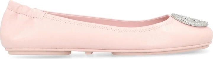 Tory Burch Minnie Travel Leather Ballet Flats - Image 2