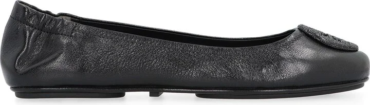 Tory Burch Minnie Travel Leather Ballet Flats - Image 2