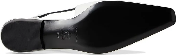 Tory Burch Patos Slingback Women's Shoes Cloud/Silver : 9 M, Leather - Image 3
