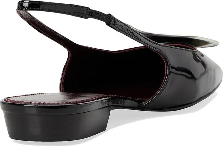 Tory Burch Patos Slingback Women's Shoes Perfect Black/Silver : 8 M, Leather - Image 4