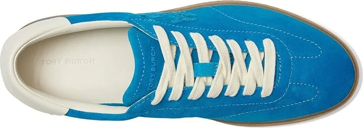Tory Burch Phoenix Sneakers Women's Shoes Blue Azure/Blue Azure/Purity : 5.5 M, Suede - Image 2