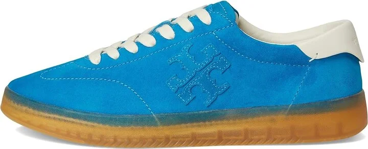 Tory Burch Phoenix Sneakers Women's Shoes Blue Azure/Blue Azure/Purity : 5.5 M, Suede - Image 6