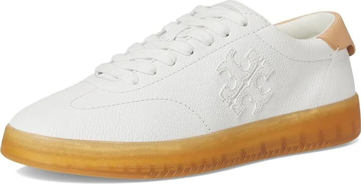 Tory Burch Phoenix Sneakers Women's Shoes Purity/Purity/Brushed Almond : 8.5 M, Suede - Image 5