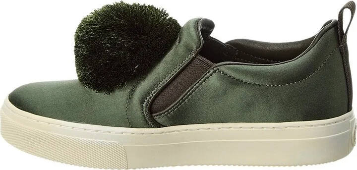 Tory Burch Pom Pom Satin Platform Sneaker - Image 2