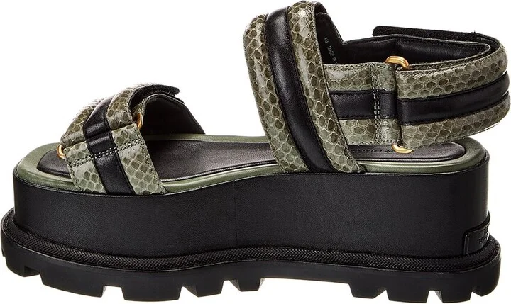 Tory Burch Puffy Sport Leather Sandal - Image 2