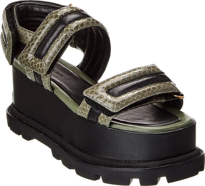 Tory Burch Puffy Sport Leather Sandal