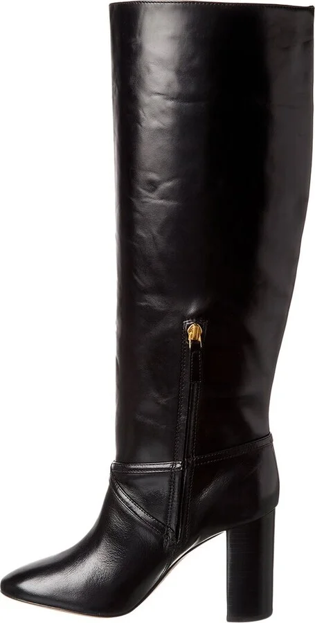 Tory Burch Pull-On Leather Knee-High Boot - Image 2
