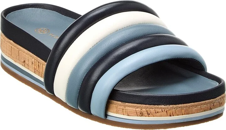 Tory Burch Quilted Leather Flatform Sandal