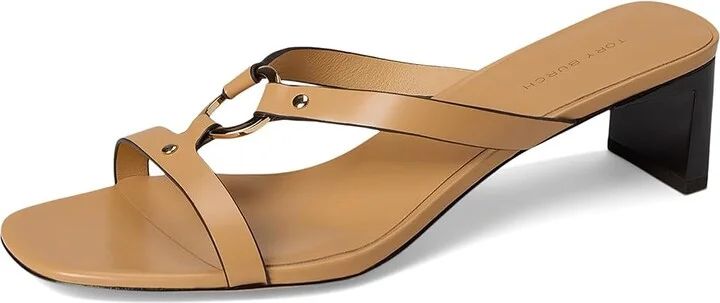 Tory Burch Ring Heel Sandal 55Mm Women's Sandals Cantucci : 5.5 M, Leather - Image 5