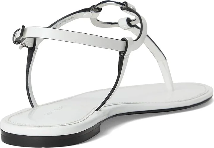 Tory Burch Ring Sandal Women's Shoes Bianco : 6 M, Leather - Image 4