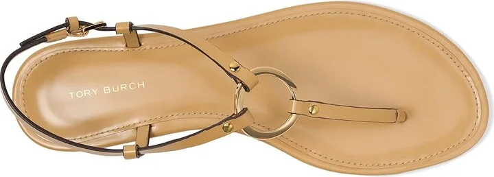 Tory Burch Ring Sandal Women's Shoes Cantucci : 8 M, Leather - Image 2