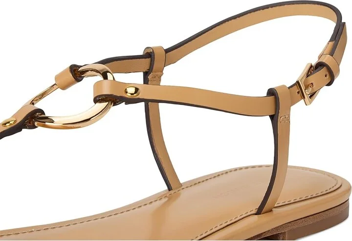 Tory Burch Ring Sandal Women's Shoes Cantucci : 8 M, Leather - Image 7