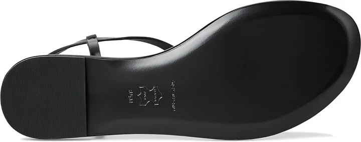 Tory Burch Ring Sandal Women's Shoes Perfect Black 1 : 7.5 M, Leather - Image 3