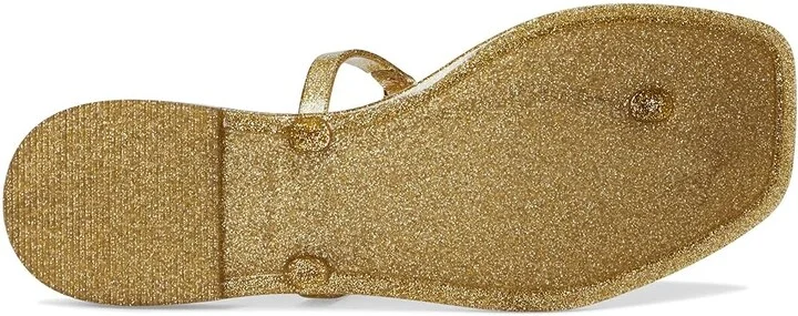 Tory Burch Roxanne Jelly Women's Shoes Gold Glitter/Gold : 5 M, Synthetic - Image 3