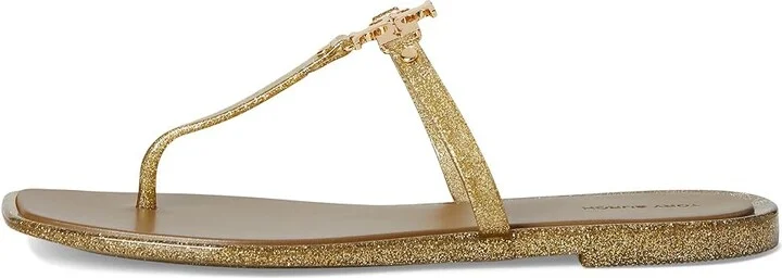 Tory Burch Roxanne Jelly Women's Shoes Gold Glitter/Gold : 5 M, Synthetic - Image 6