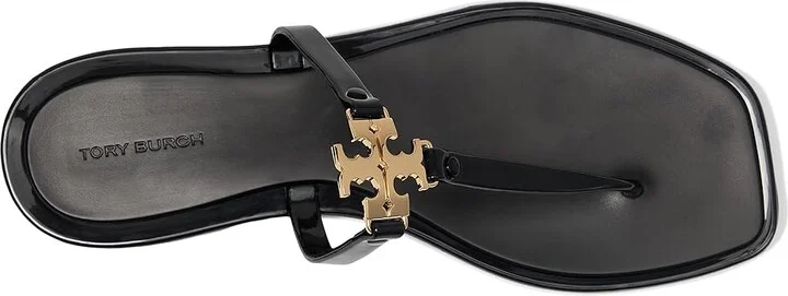 Tory Burch Roxanne Jelly Women's Shoes Perfect Black/Gold : 5 M, Synthetic - Image 2